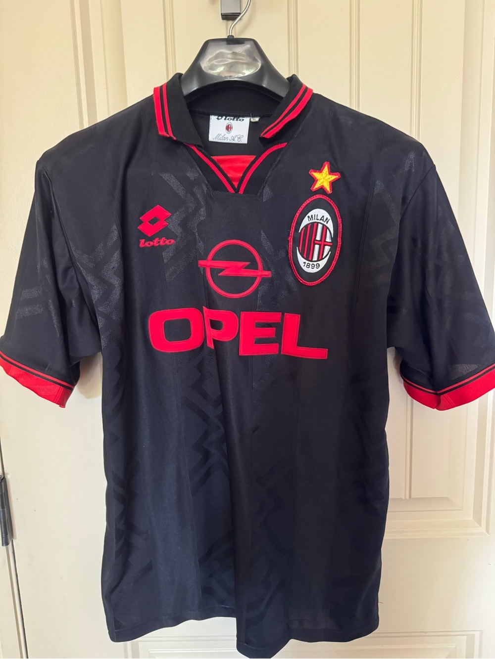 Vintage Milan AC Men’s Black Jersey